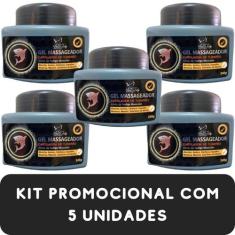 Gel Massageador San Jully Cartilagem de Tubarão Pote 240g Kit Promocio