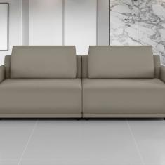 Sofá 2 Lugares 280 Cm Apolo Veludo Castor