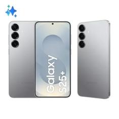 Smartphone Samsung Galaxy S25 Plus 256gb 5g - Prata, Galaxy Ai, Câmera Tripla 50mp + Selfie 12mp, Ram 12gb, Tela 6.7"