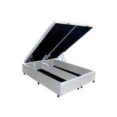 Cama Box Baú King Universal Courano White (186x198x35) - Costa Rica - 