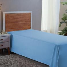 Lençol Cama Solteiro Sem Elástico 400 Fios Avulso Toque Macio Lindo - 
