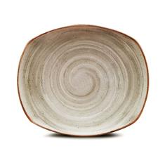 Prato com Bowl Raso Retangular Artisan