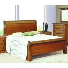 Cama Casal Madeira Maciça 1,60m - Romana - Móveis Montanhês