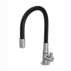 Torneira Hydramotion Flexível De Bancada Preta Hydra