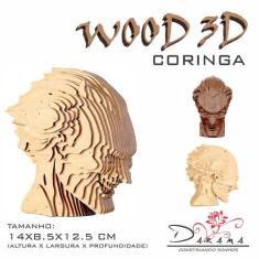Quebra Cabeças 3D Cabeça Coringa Decoração Ornamento Enfeite - Indústr