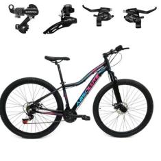 Bicicleta Aro 29 Absolute Aluminio MTB Hera 24 Velocidades Câmbios e T