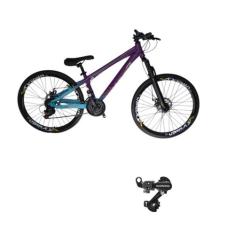 Bicicleta Tuff 44 Vikngx Cambio Shimano Traseiro Aro 26 Aluminio 21V U