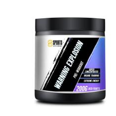 Preworkout WARNING EXPLOSION Pré Treino 150g 30 treinos - SPORTS SUPPL