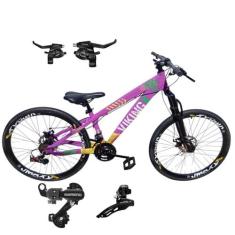 Bicicleta Vikingx Aro 26 Tuff 25 Aluminio Cambio Shimano Dianteiro Tra