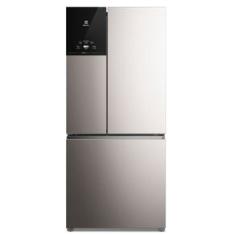 Refrigerador Multidoor Efficient Electrolux de 03 Portas Frost Free com 590 Litros AutoSense e Inverter Inox IM8S