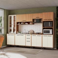 Cozinha Completa Modulada 6 Peças com Gabinete para Pia Havana Multimó