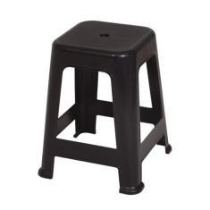 Mor - Banqueta Plástica Preta