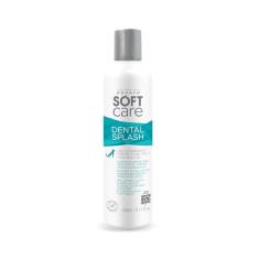 Dental Splash 240mL - Soft Care Linha Odonto By Pet Society - Solução para diluição na água de beber - Promove diminuição da halitose e proteção dos dentes - Mantém a higiene bucal - Sem cor, sem odor e sem sabor