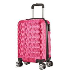 Mala De Viagem Bordo Pequena 10kg P+ Em Abs Padrão Anac - EAGLE, Rosa 