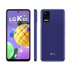 Smartphone Lg K62 64Gb Azul 4G Octa-Core 4Gb Ram Tela 6,59 Câm. Quádru
