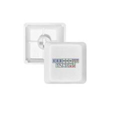 Kit de atualização para jogos com teclado mecânico PBT da Flush Suit Mahjong Tiles