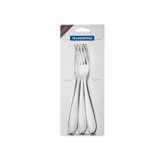 Conjunto De Garfos De Mesa Aço Inox 3 Pç Tramontina Inox