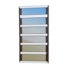 Janela de Alumínio Basculante 120x40cm Vidro Espelhado Elite Brimak