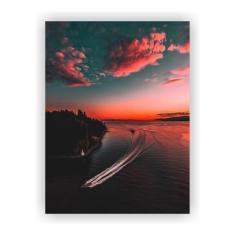 Quadro Decorativo Paisagens Variadas Sem Moldura Modelo 30