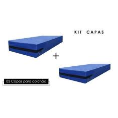 Kit Capa para Colchão Casal + Capa para Colchão Solteiro Impermeável -