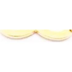 Pulseira Simples Delicada Infinito Folheado Ouro 18k