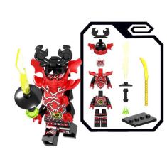 Boneco Blocos De Montar General Kozu Combate Ninjago