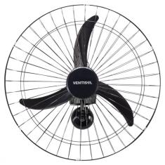 Ventilador De Parede Oscilante 60 Cm Ventisol Preto Bivolt