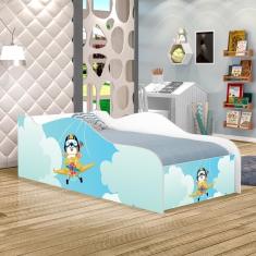 Mini Cama Fun Usrsinho Patrulheiro Infantil Com Colchão