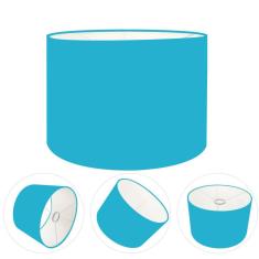 Cúpula Abajur e Luminária em Tecido Cilíndrica Vivare Cp-7022 Ø45x30cm - Bocal Nacional