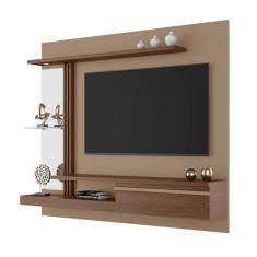 Painel Suspenso Denver Sala Tv até 55 Polegadas 1 Porta Fendi/carvalho