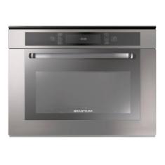 Micro-ondas Brastemp BMO40AR de Embutir 40 Litros Inox, Prata, 220V
