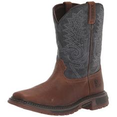 Rocky Bota infantil Ride FLX Western, Marrom jeans, 5.5 Big Kid