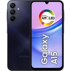 Smartphone Samsung Galaxy A15 4G 128GB Tela 6.5 4GB RAM Câmera Tripla 