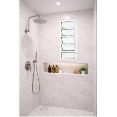 Vitro Basculante Alumínio Branco 1 Seção 100X40 Brecorimo