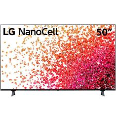 Smart Tv Lg 50 4K Nanocell 50Nano75, 3X Hdmi 2.0, Inteligencia Artificial, Thinqai Smart Magic, Goog