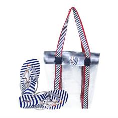 Bolsa Feminina Impermeavel Com Chinelo Barco Magicc Bolsas