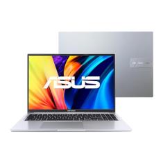 Notebook ASUS Vivobook 16, Intel Core i7 1255U, 8 GB, 256GB SSD, W11 Home, Tela 16" FHD Nível IPS, Transparent Silver - X1605ZA-MB310W