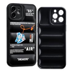 CHBSHENG Capa de telefone legal para iPhone 11 para meninos homens design de rua estética à prova de choque basquete tênis esportes designer capas compatíveis com iPhone 11 preto