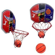 Kit Cesta De Basquete Infantil Tabela Bola e Bico inflador - WellMix