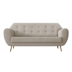 Sofá 3 Lugares Beegees Linho Cru