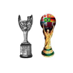 Quebra-Cabeça Taça Copa Do Mundo Brasil Pentacampeão 300 Pcs - Reidope