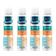 Kit 4 Repelente Insetos com Protetor Solar FPS30 Above 150ml