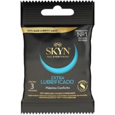 SKYN Preservativo Extra Lubrificado Com 3 Unidades