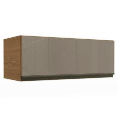 Armário Aéreo p/ Cozinha Maxxi G770 c/ 1 Porta Basculante c/ Vidro 80cm Canela - Kappesberg