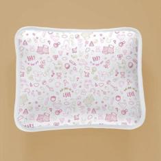 Jogo Lençol Berço Americano Malha 2 Peças Baby Rosa - Dugu