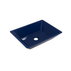 Cuba de Apoio RT45 Retangular 44,5X35cm Colorida - Compace Decor, Azul