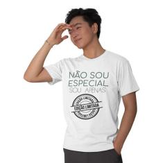 Camiseta Masculina Não Sou Especial Edição Limitada Cores - Hipsters C