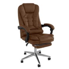 Cadeira De Escritorio Presidente Ergonomica Apoio Para Pés