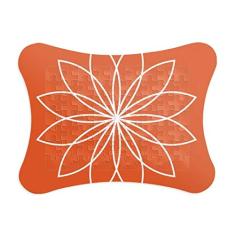 Moldura de quebra-cabeça com estampa de flor e linha, enfeite de quebra-cabeça