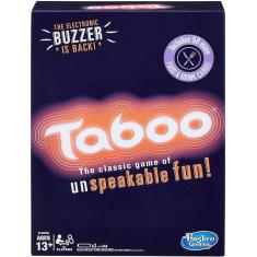 Jogo de tabuleiro Taboo Party com campainha, maiores de 13 anos